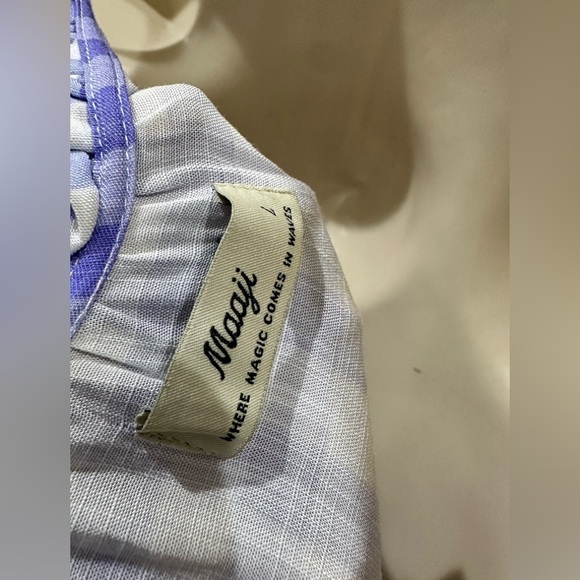 Maaji Anthropologie Women's Seersucker Magnolia Cover-Up Dress - Picture 10 of 15